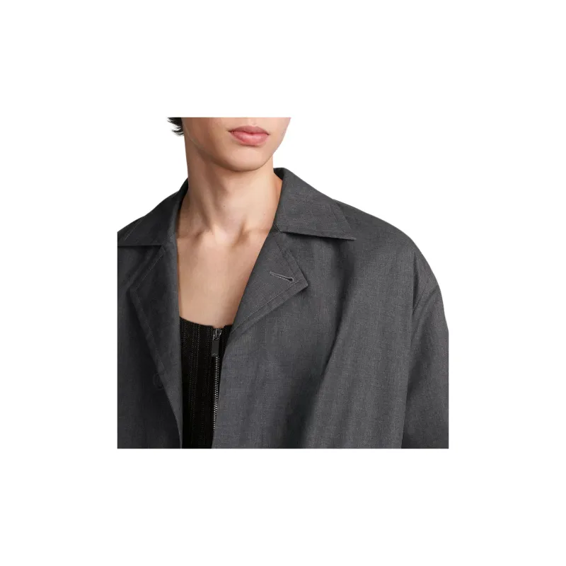 DIOR Straight Hem Long Sleeved Coat-5
