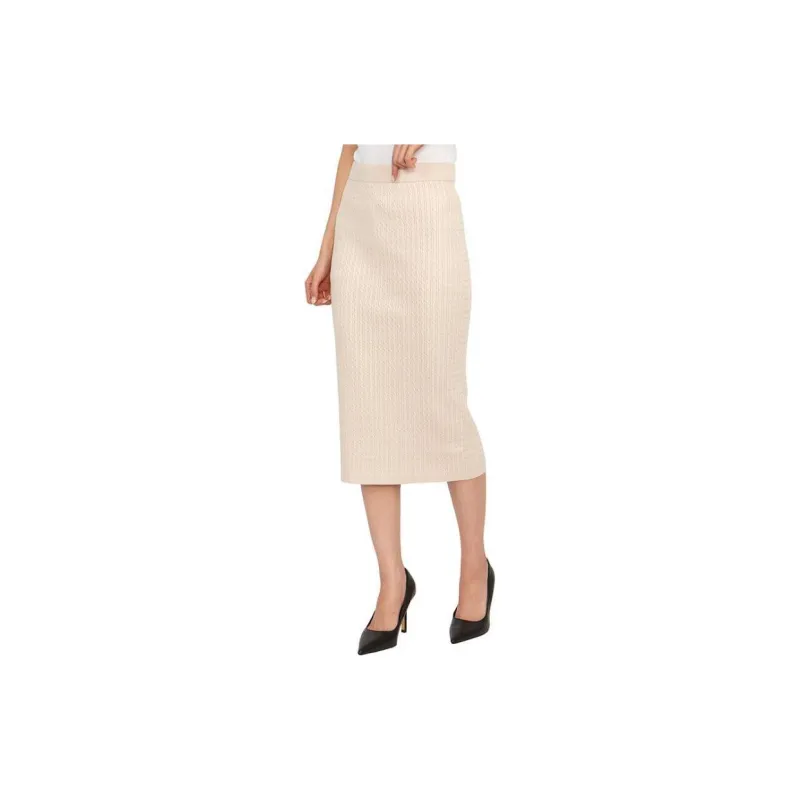 MaxMara Casual Long Skirt Women's Beige-3