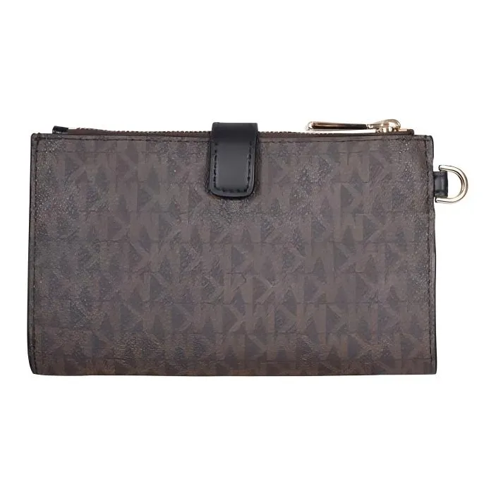 MICHAEL KORS Adele Canvas With Canvas Wallet Women's Brown-2