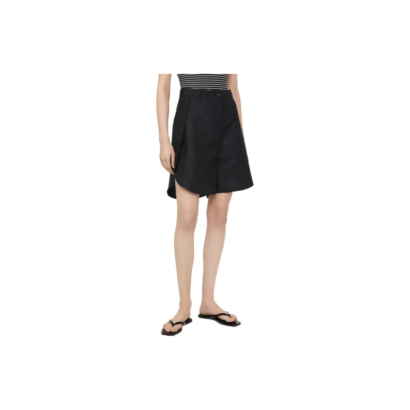 TOTEME Travel Capsule Collection Casual Shorts Women's Black-3