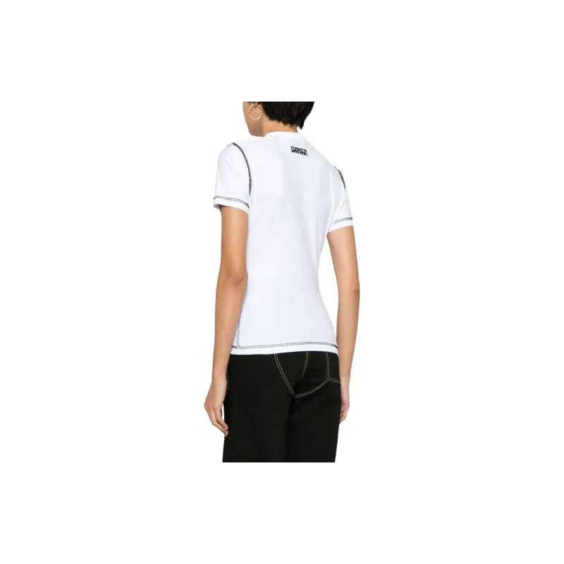 Vetements Logo-patch Stretch-cotton T-shirt-2