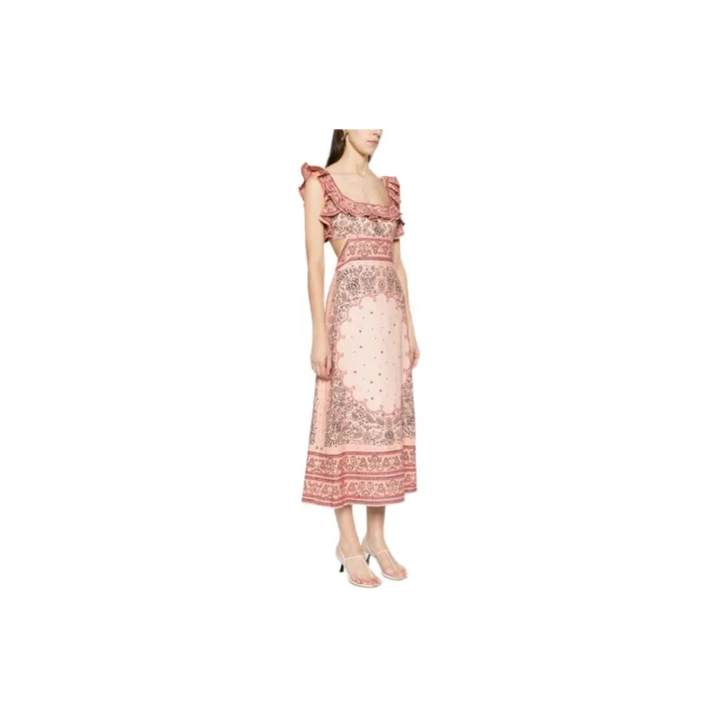 Zimmermann Sleeveless Dress Women's Pink-3