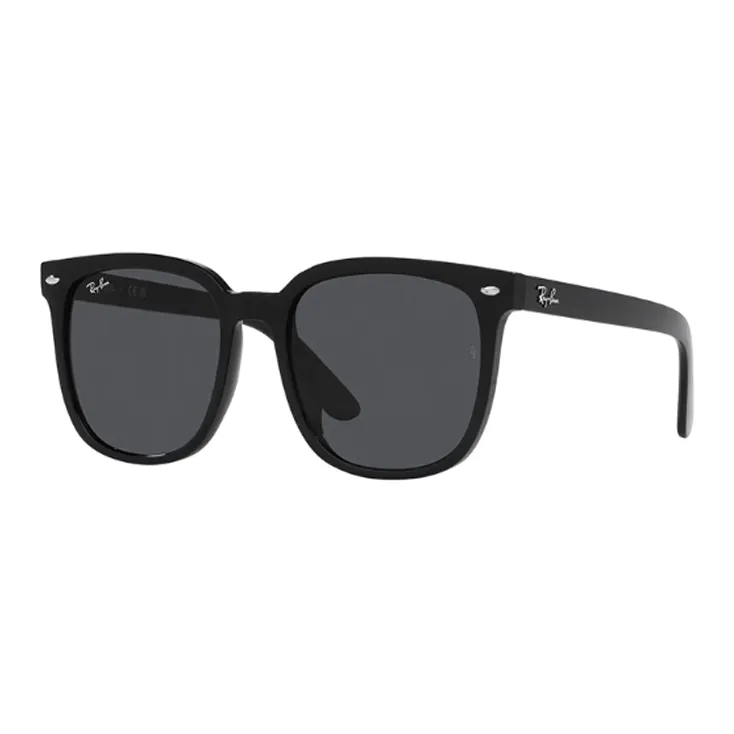 RayBan Plate Frame Square Sunglasses Unisex Black-0