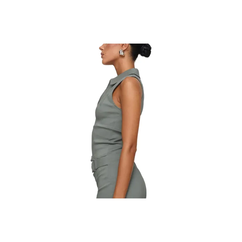 PRINCESS POLLY JANAE VEST TOP Tank Tops Women's GREY/Gray-3
