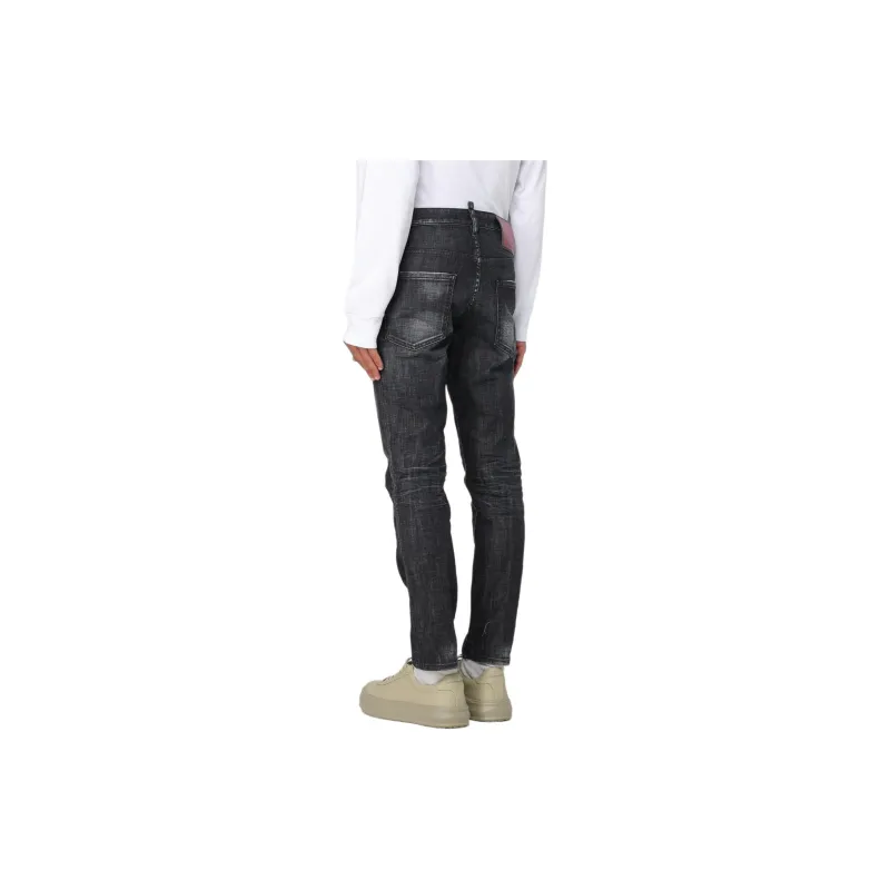 DSQUARED 2 Skater Distressed Staright Leg Jeans-1