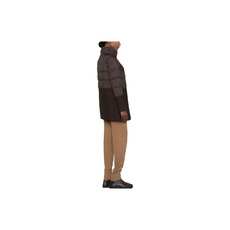 HERNO Hooded Buttoned Padded Jacket-3