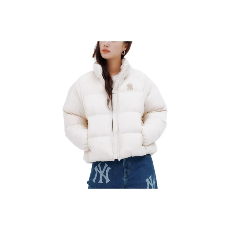 MLB Base Logo Jackets Women's White-4