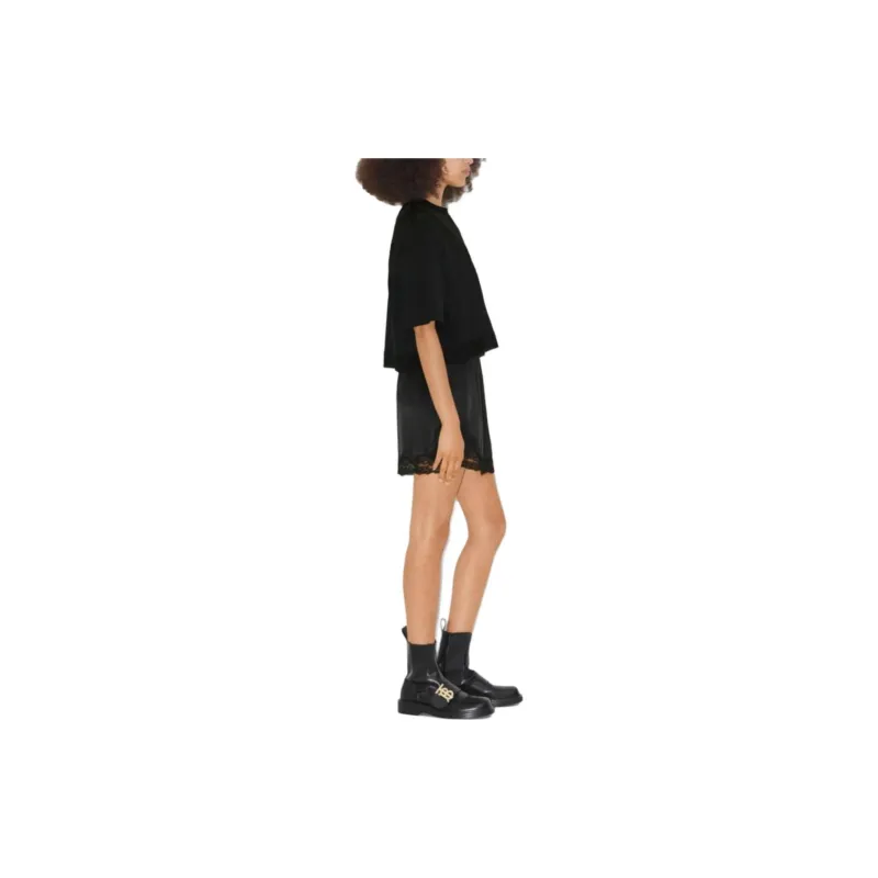 Burberry Crop Tops Women's Black-3