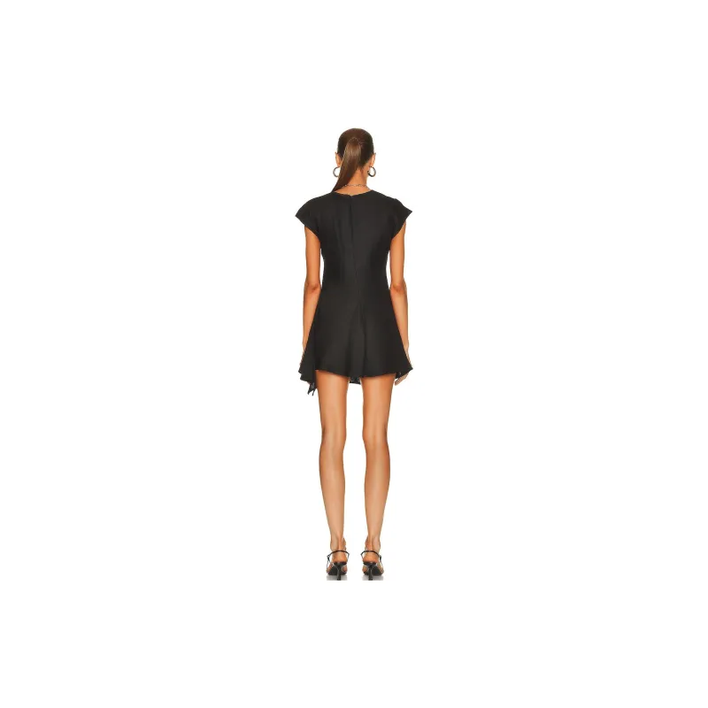 TOTEME Short-Sleeved Dresses Women's Black-3