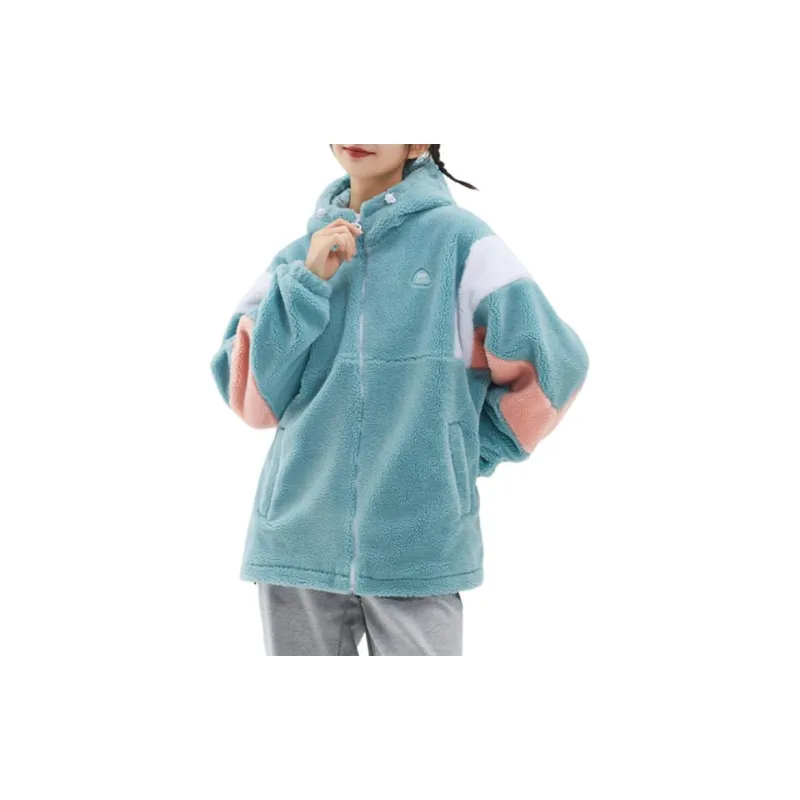 XTEP Vitality Series Jackets Coats Women's Azure/Pearl White-2