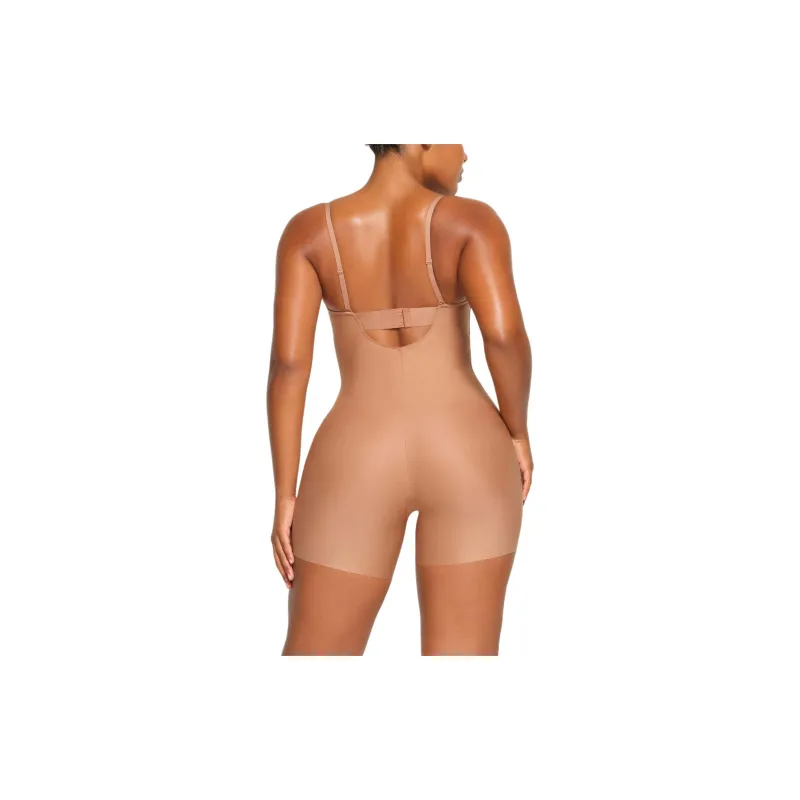 SKIMS UNDERWIRE MID THIGH BODYSUIT Bodysuits Women's SIENNA/Ochre-1