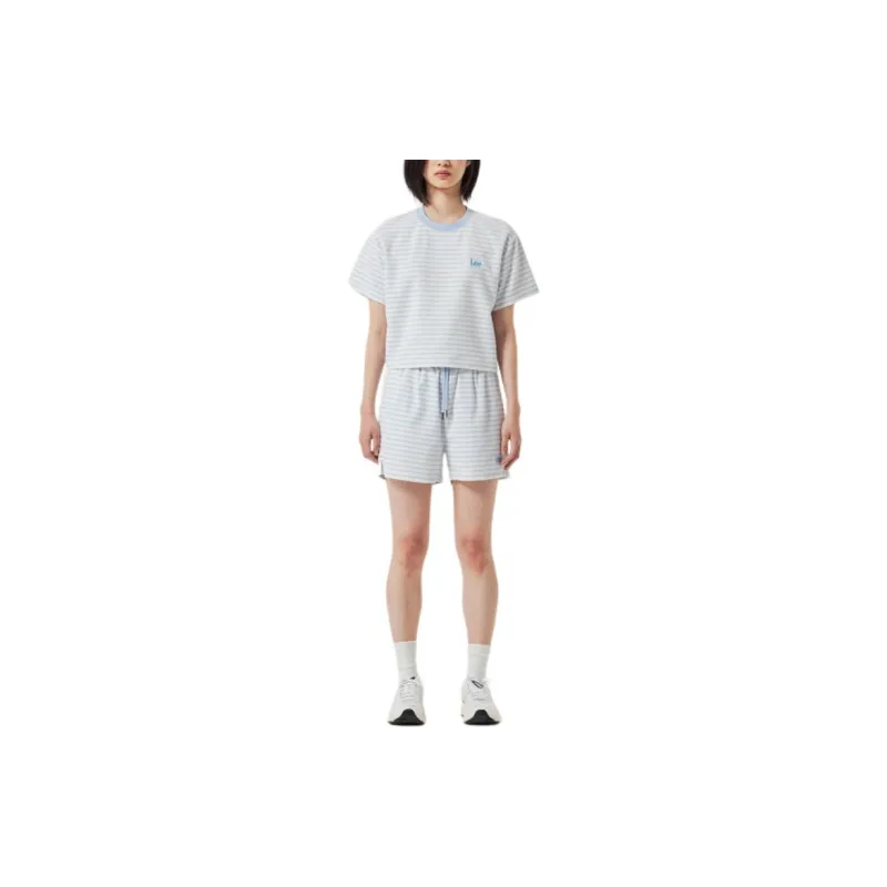 Lee Casual Shorts Women's Light Blue-2