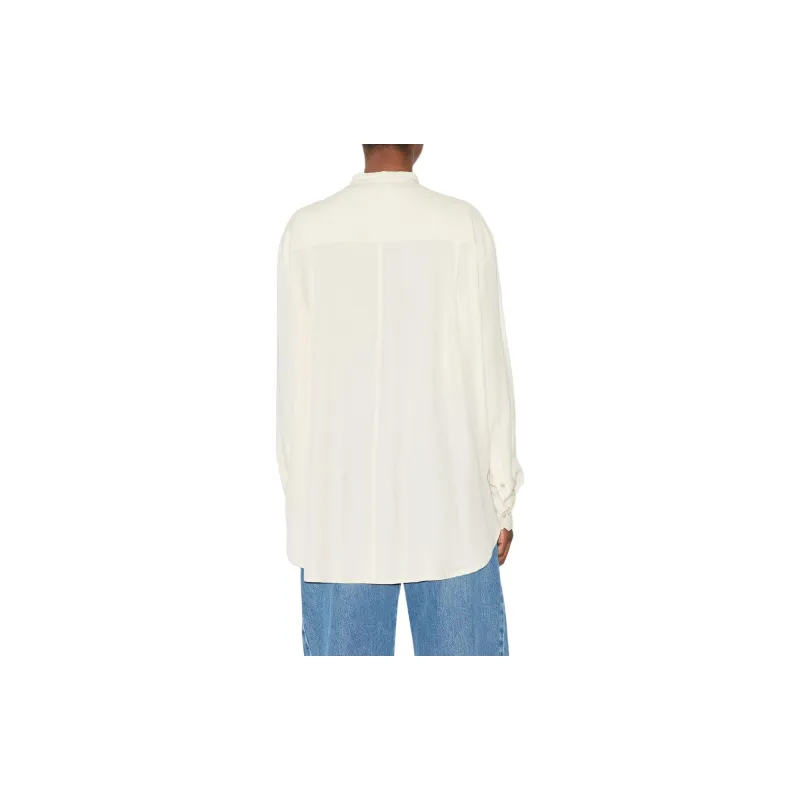 ISABEL MARANT Britten Embroidered Detailed Long Sleeved Shirt-2