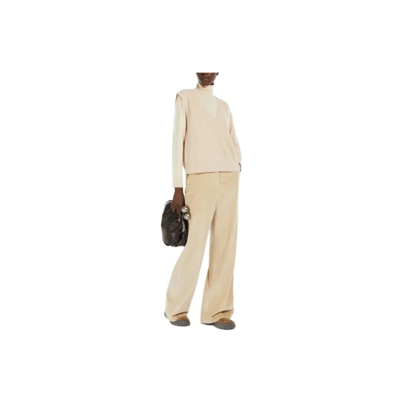 WEEKEND MaxMara Dolce Collection Tank Tops Women's Sand-1