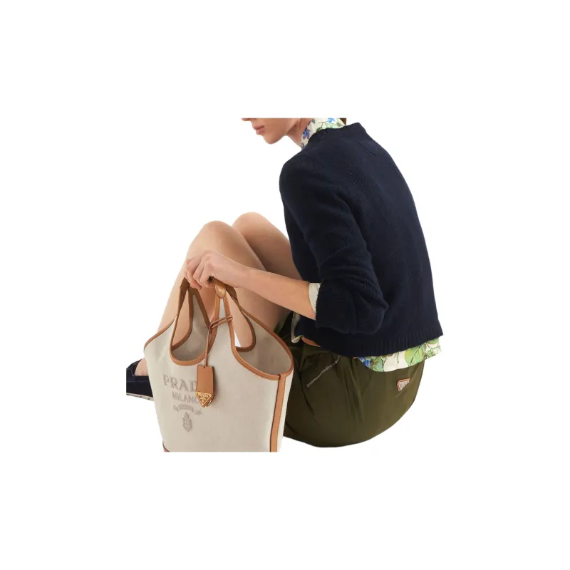 PRADA SS24 Casual Short Skirts Women's Green-4