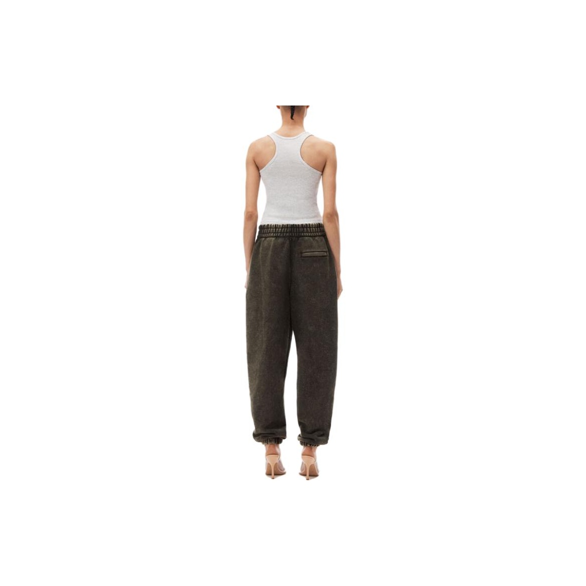Alexander Wang Glitter-effect Terry Track Pants - Cheap Rcj