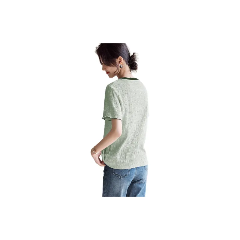XWI T Shirts Women's Mint Green-2