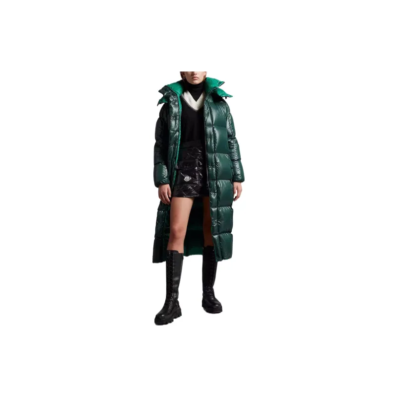 Moncler Down Jacket Women's Green-2