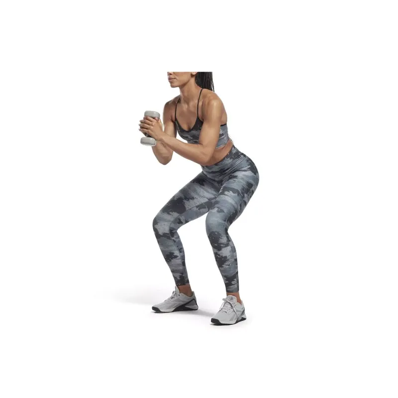 Reebok ID TRAIN CAMO BRA Sports Underwear Women's Black-1