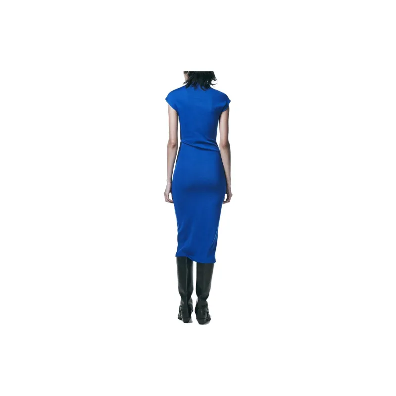 ZARA Sleeveless Dress Women's Dark Blue-3
