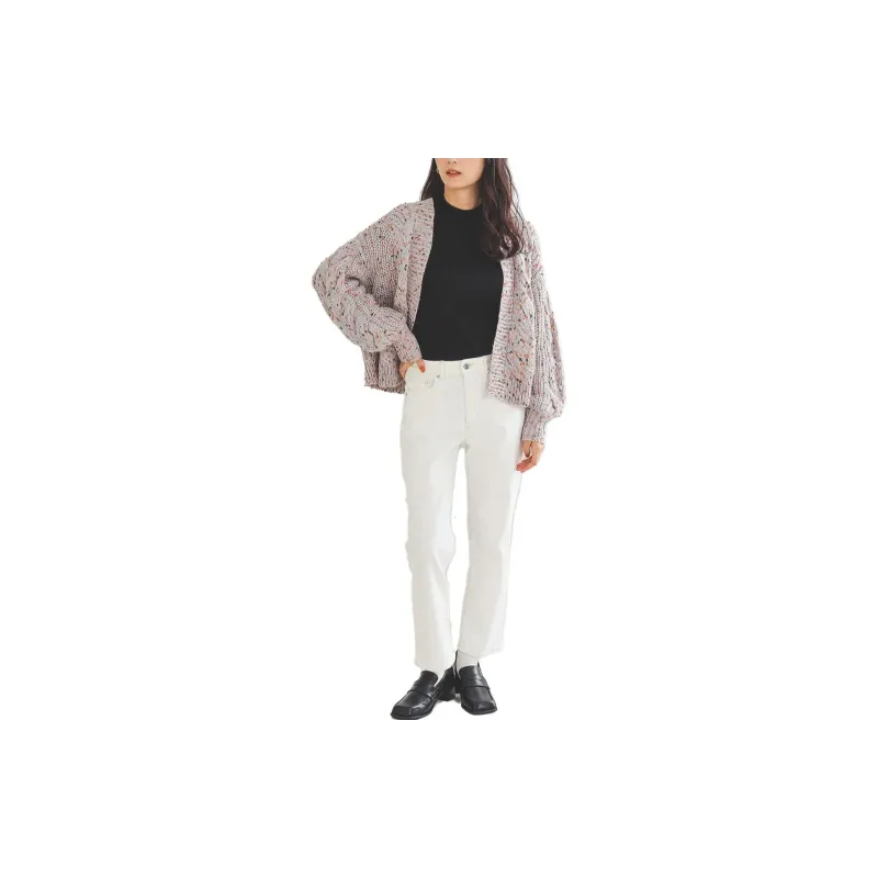 Beams Sweaters Women's Pink-1
