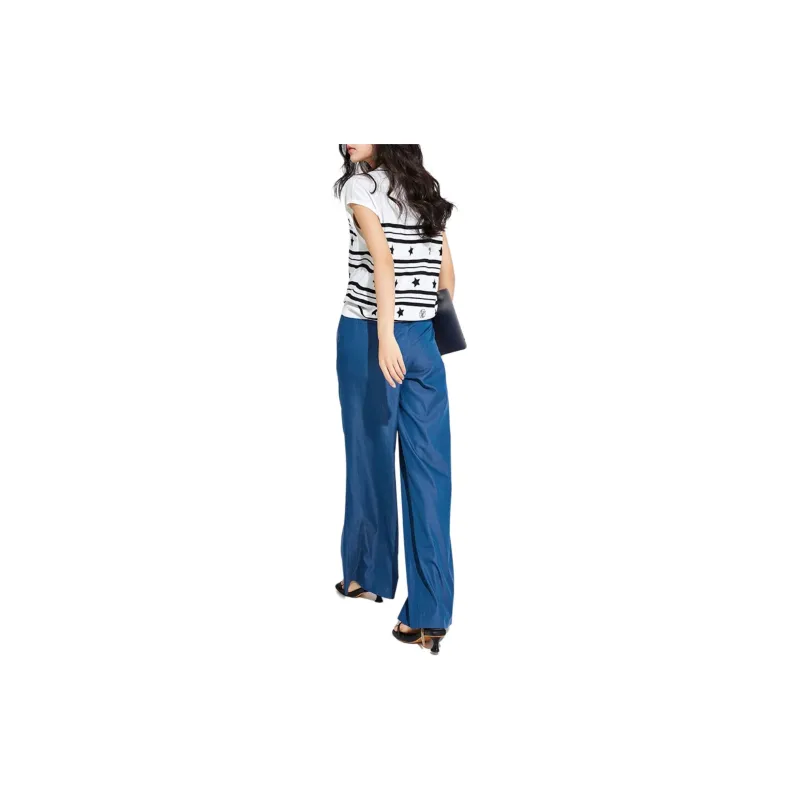 VILAN Casual Pants Women's Denim Blue-1