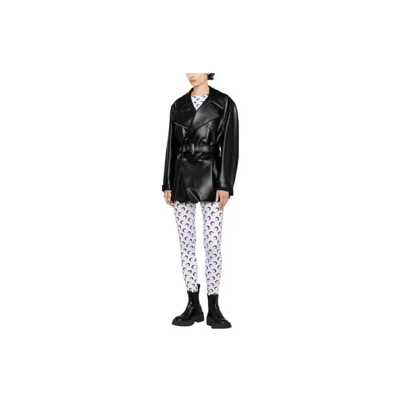 Marine Serre Moon Printed Skinny-Cut Leggings-1