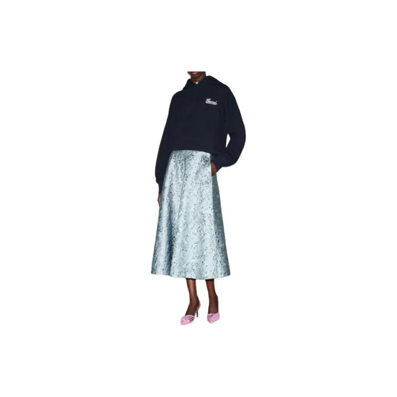 GUCCI Jersey Hoodie 'Navy'-1