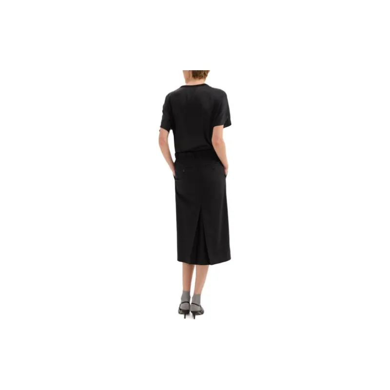THEORY Casual Long Skirts Women's Black-2