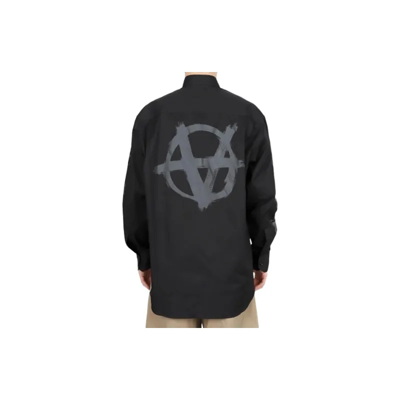 Vetements Shirts Men Black-2