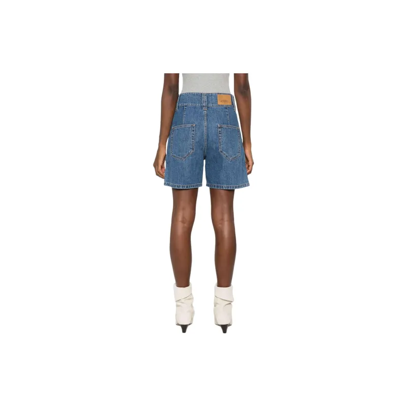 ISABEL MARANT Candice High rise Denim Shorts-2