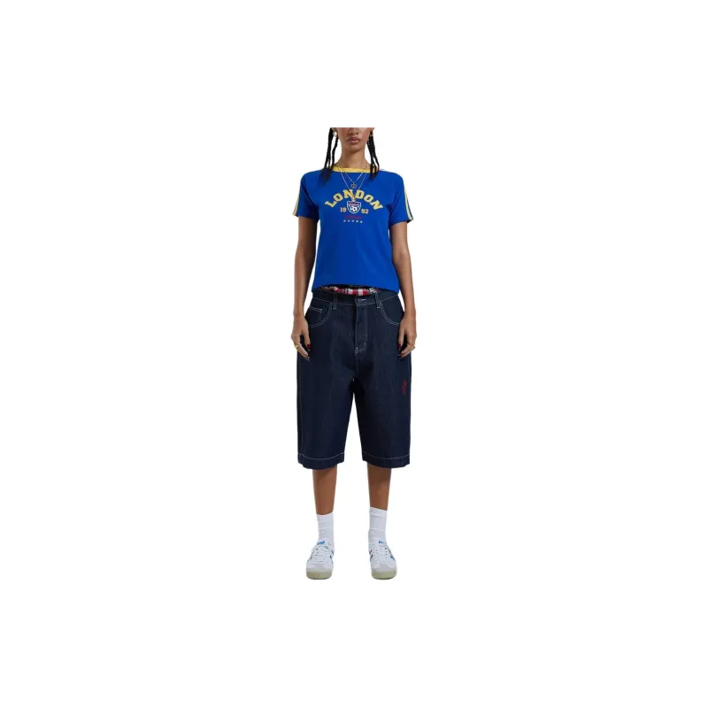 Jaded London BLUEPRINT Collection Denim Shorts Women's Blue-1
