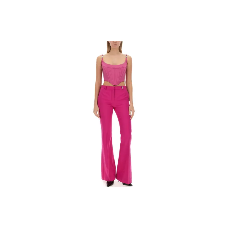 VERSACE Medusa Motif Squared Neck Corset Top-5