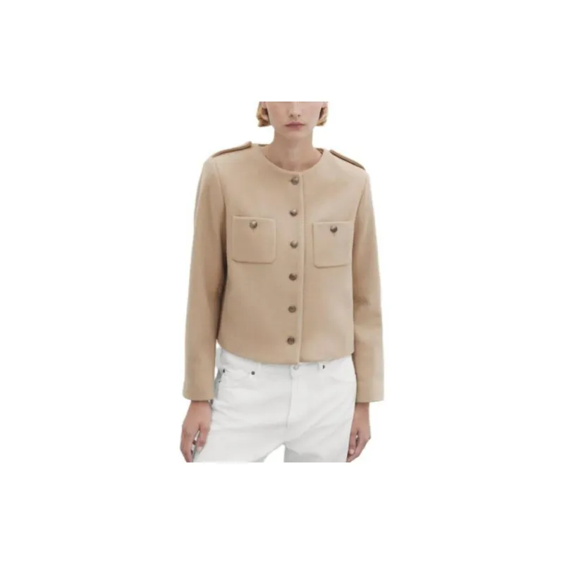Massimo Dutti Jacket Women's Dark Gray-1
