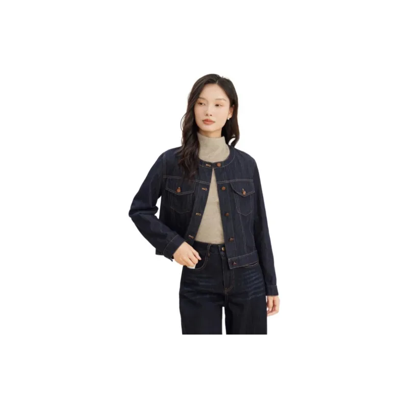 Fragment Denim Jacket Women's Blue-3