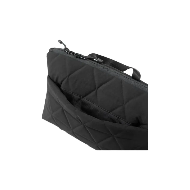 THE NORTH FACE 80D Polyester Geotextile Embossed Shoulder Bag, Crossbody Bag Mini Unisex Black-1