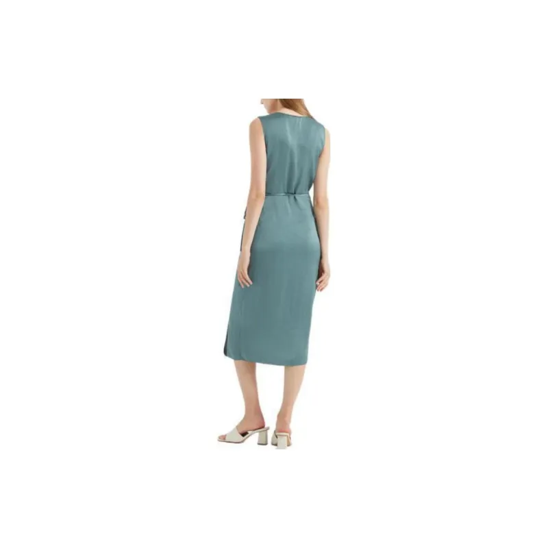 THEORY Sleeveless Dresses Women's Sea Foam Green-2