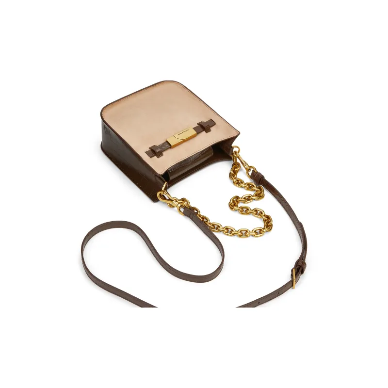 CHARLES&KEITH PU, Textile Mixture Cell Phone Pouch, Shoulder Bag, Crossbody Bag Trumpets Women's Composite Color Multi-2