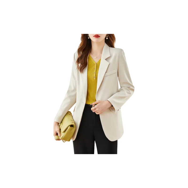 TERRE BLEUE Business Suit Women's Beige-1