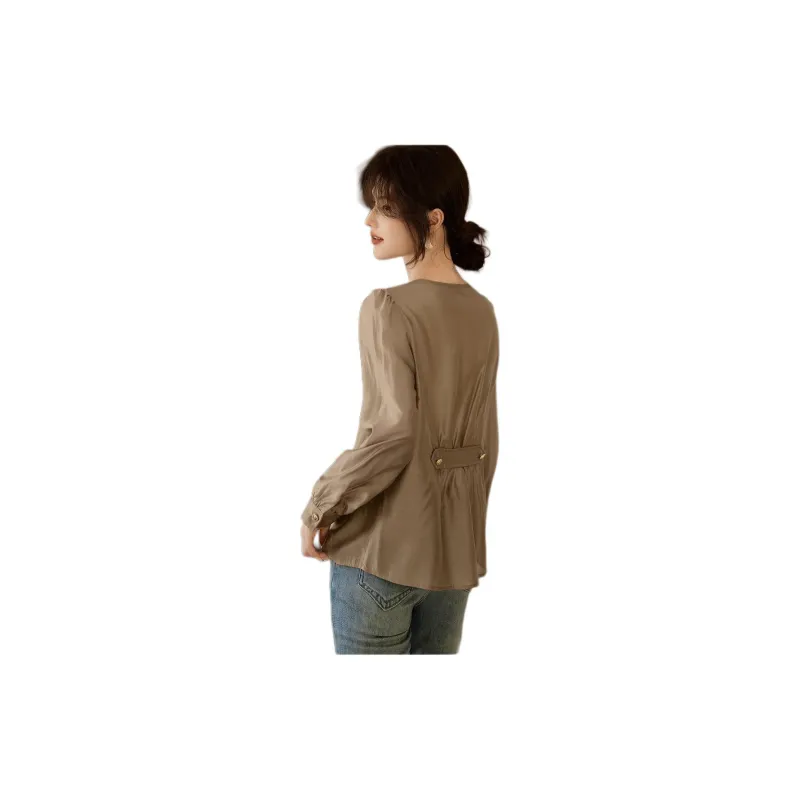 XWI Shirt Women's Milk Tea Camel-3