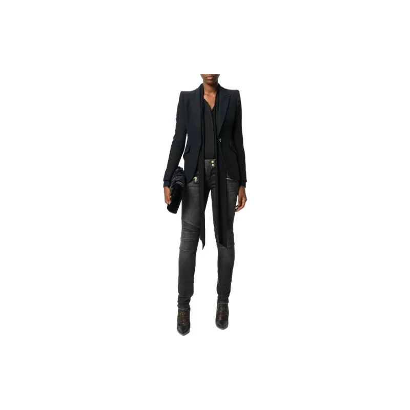 BALMAIN Skinny Biker Jeans-1