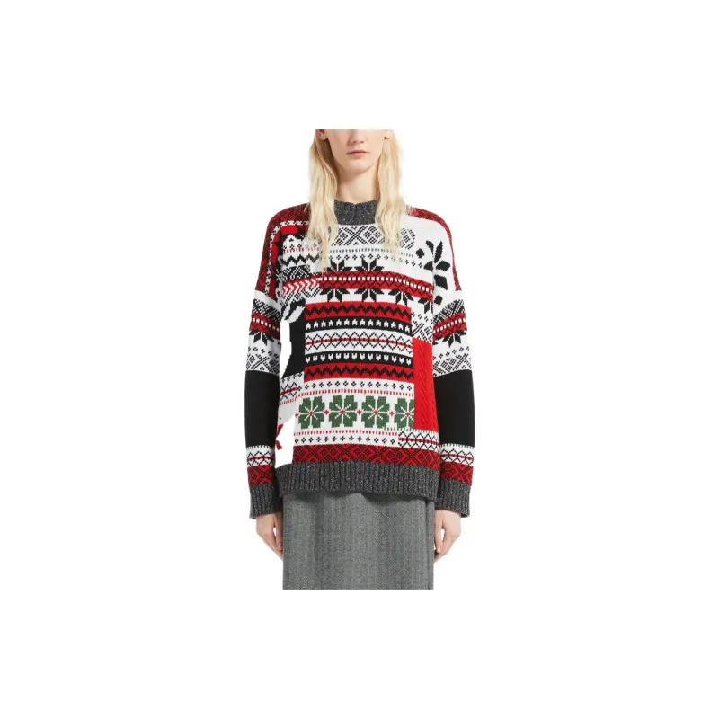 MaxMara Cashmere Sweaters Women's Red-2