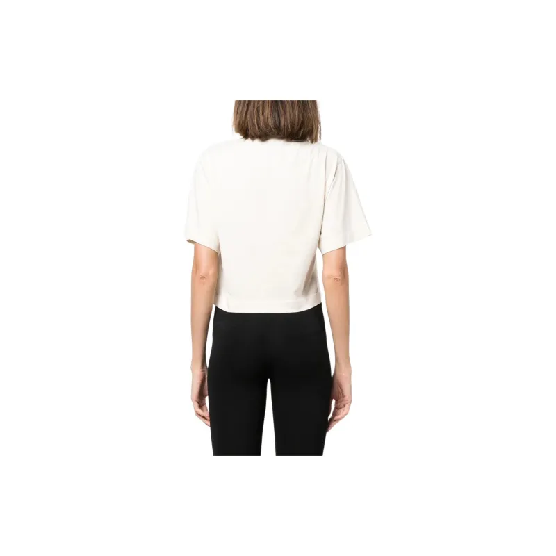 OFF WHITE Readymade Logo Crop Tee Beige/Purple-2