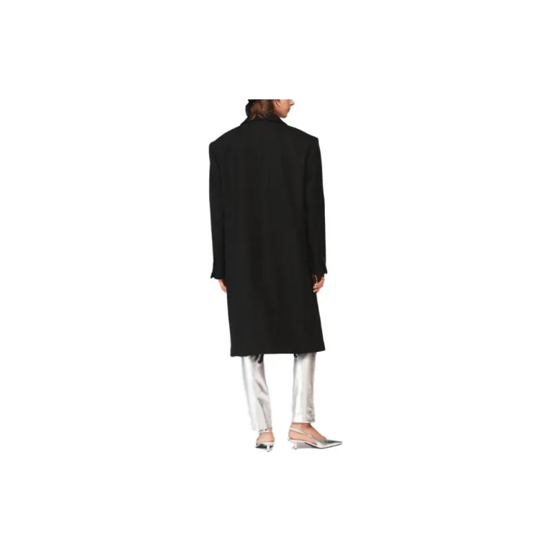 ZARA Coats Women's Black-3