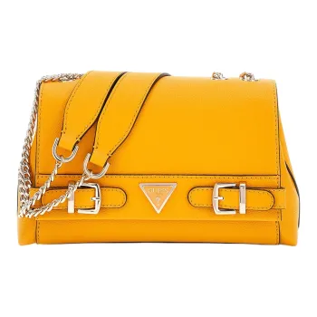 GUESS Polyurethane Handbag Shoulder Bag Crossbody Bag Women's Yellow