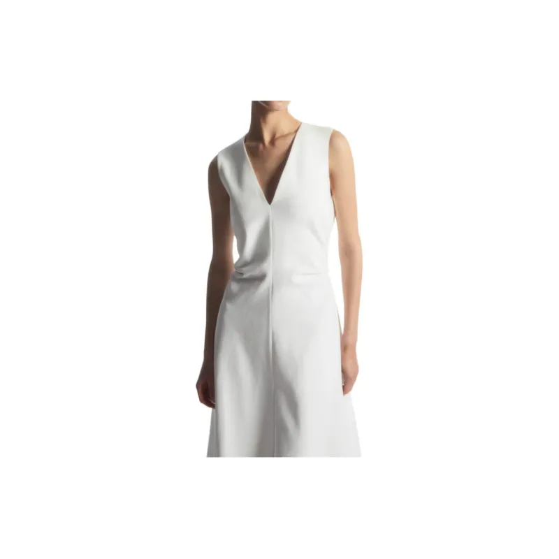 COS Sleeveless Dress Women's White-4