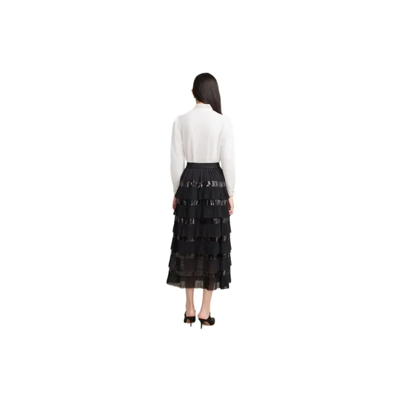 Goodland Casual Long Skirts Women's Black-2