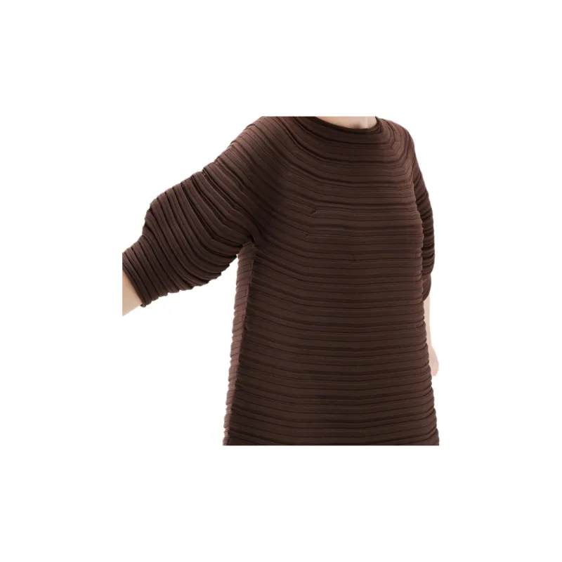 PLEATS PLEASE ISSEY MIYAKE Mushroom knit Midi Dress-6