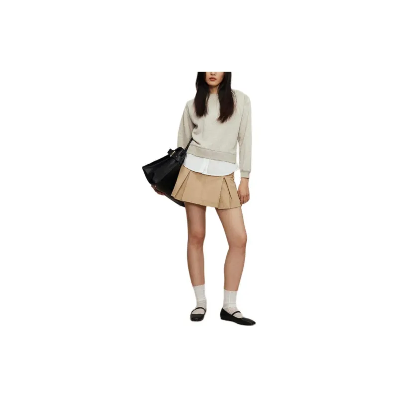 H&M Sweatshirt Women's Mixed Beige-1