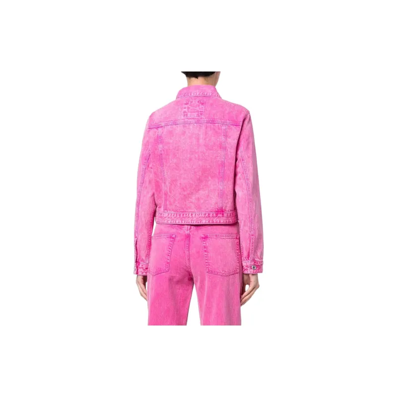 MICHAEL KORS Denim Jackets Women's Rose Red-3